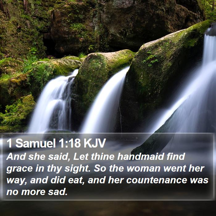 1 Samuel 1:18 KJV Bible Study