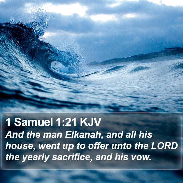 1 Samuel 1:21 KJV Bible Study