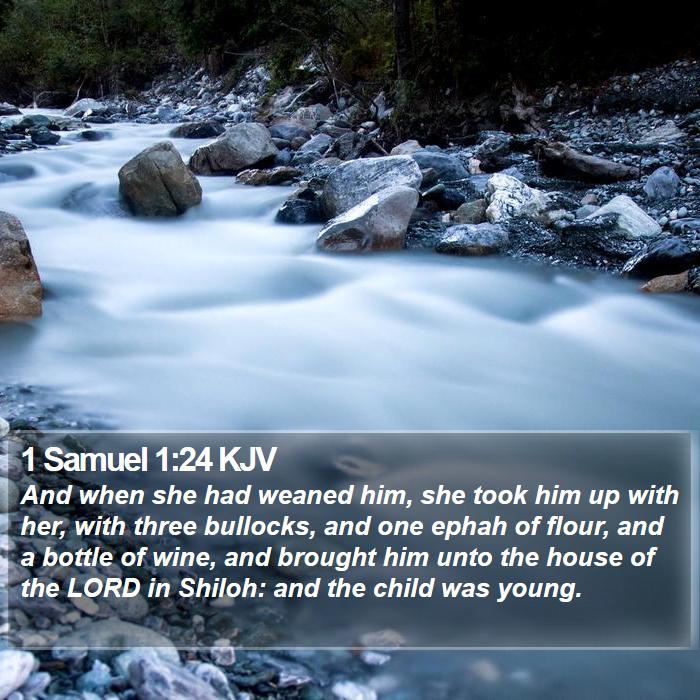 1 Samuel 1:24 KJV Bible Study