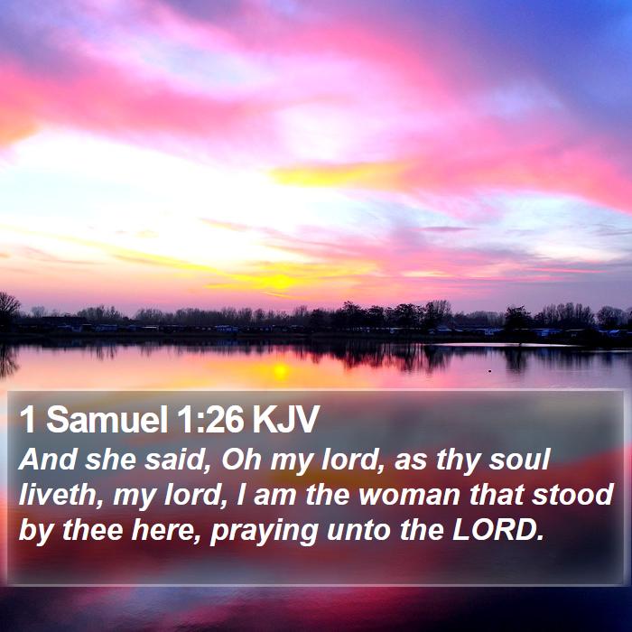 1 Samuel 1:26 KJV Bible Study