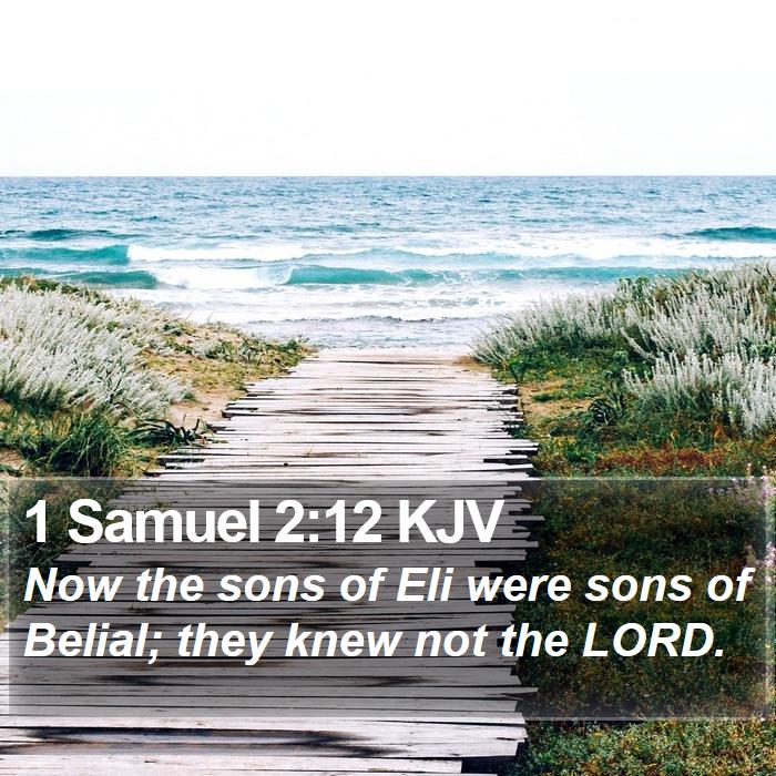 1 Samuel 2:12 KJV Bible Study