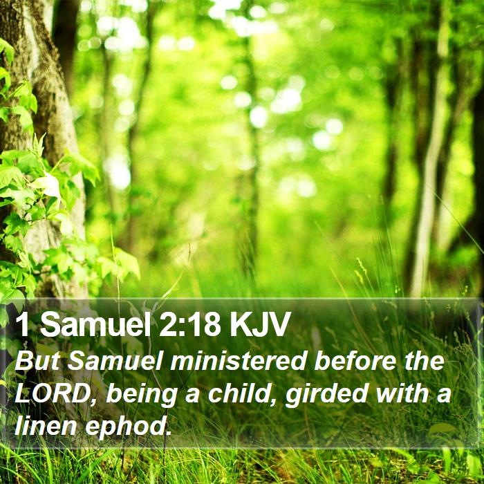 1 Samuel 2:18 KJV Bible Study