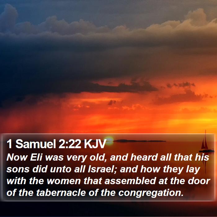 1 Samuel 2:22 KJV Bible Study