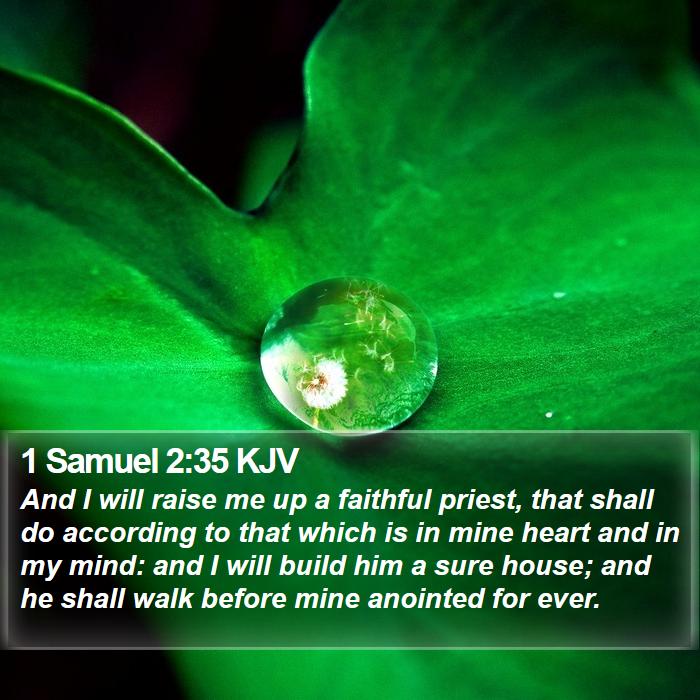 1 Samuel 2:35 KJV Bible Study