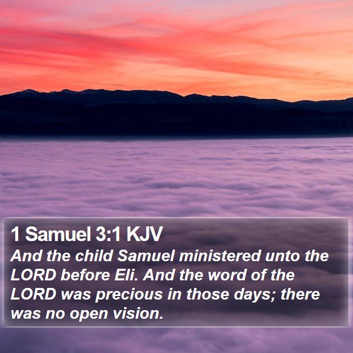 1 Samuel 3:1 KJV Bible Study