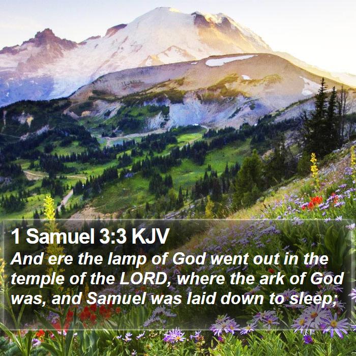 1 Samuel 3:3 KJV Bible Study