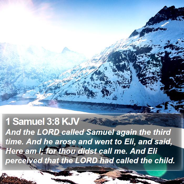 1 Samuel 3:8 KJV Bible Study