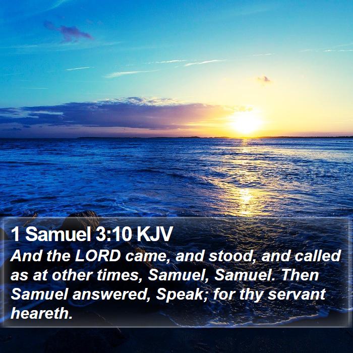 1 Samuel 3:10 KJV Bible Study