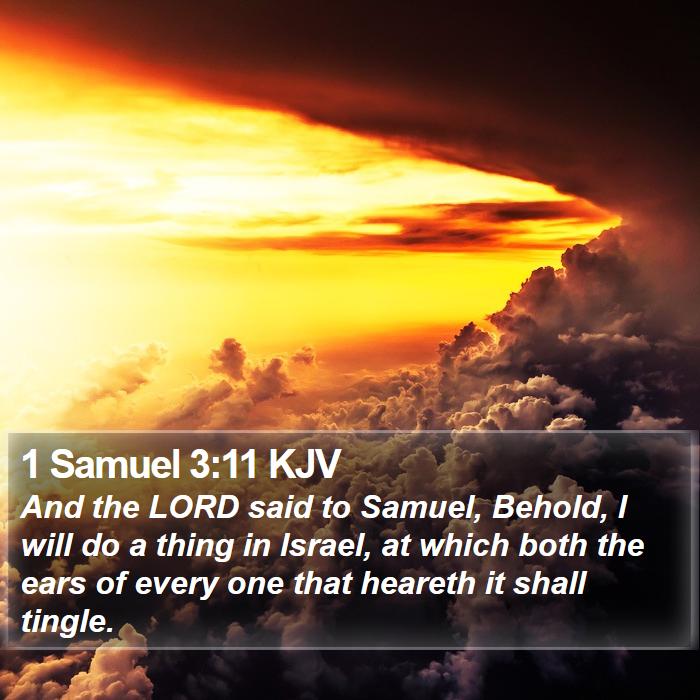 1 Samuel 3:11 KJV Bible Study