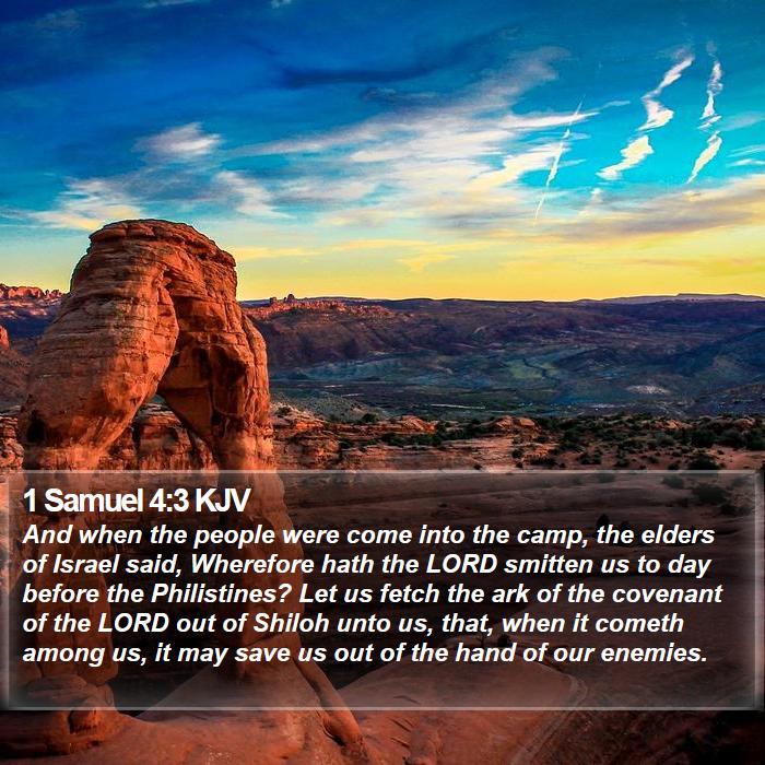 1 Samuel 4:3 KJV Bible Study