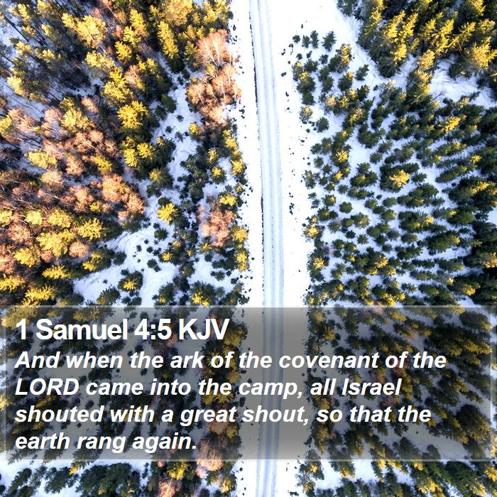 1 Samuel 4:5 KJV Bible Study