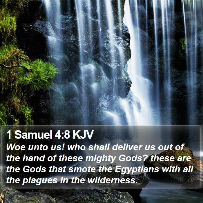 1 Samuel 4:8 KJV Bible Study