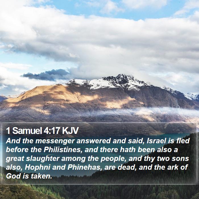 1 Samuel 4:17 KJV Bible Study