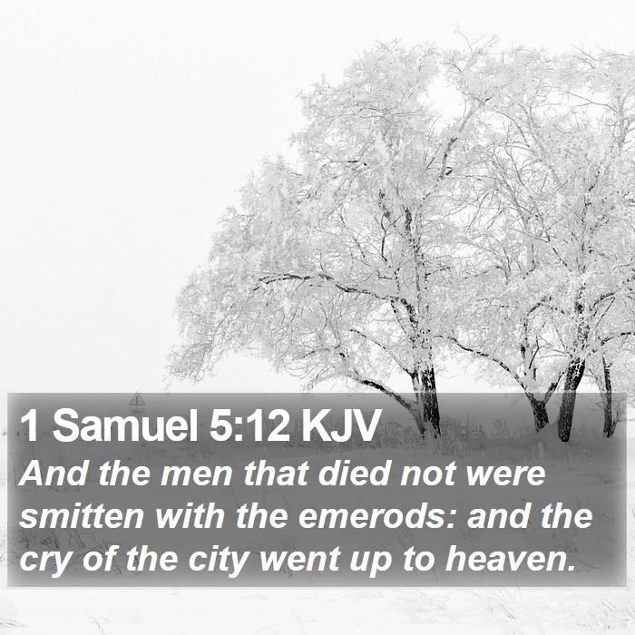 1 Samuel 5:12 KJV Bible Study