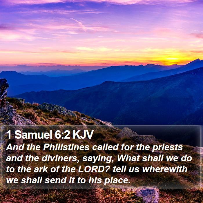 1 Samuel 6:2 KJV Bible Study