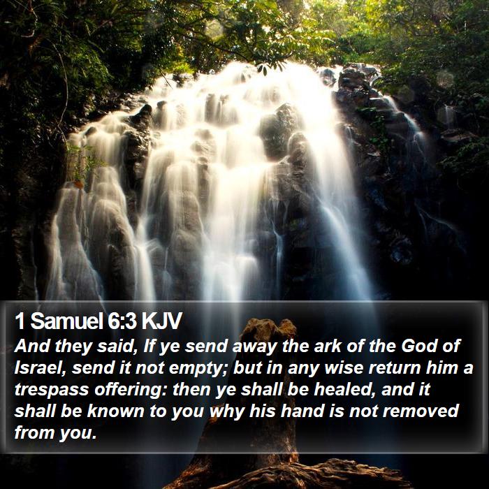 1 Samuel 6:3 KJV Bible Study