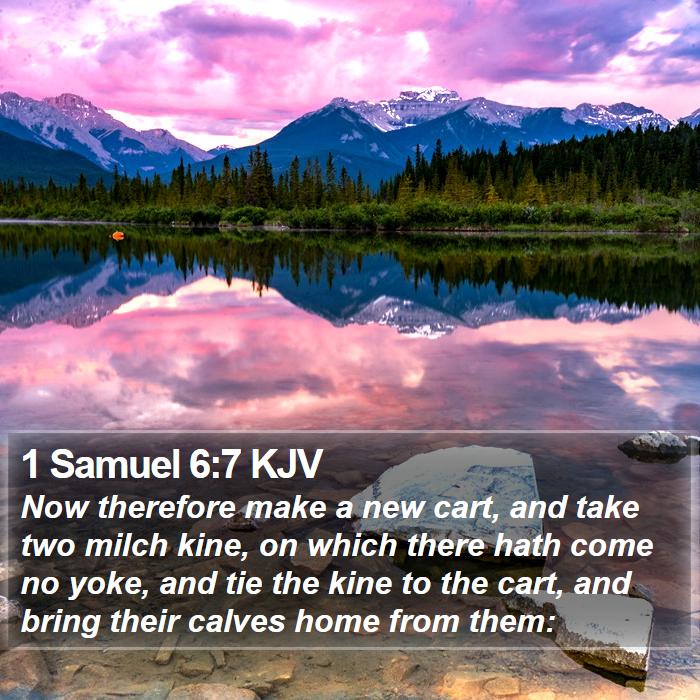 1 Samuel 6:7 KJV Bible Study