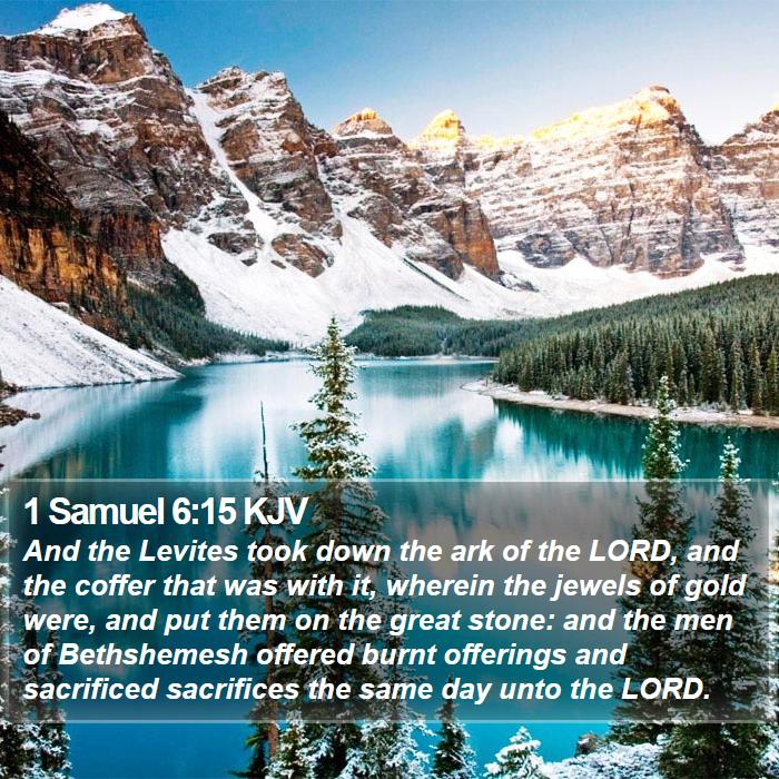 1 Samuel 6:15 KJV Bible Study