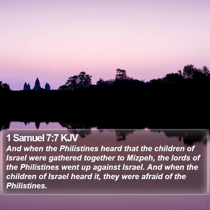 1 Samuel 7:7 KJV Bible Study