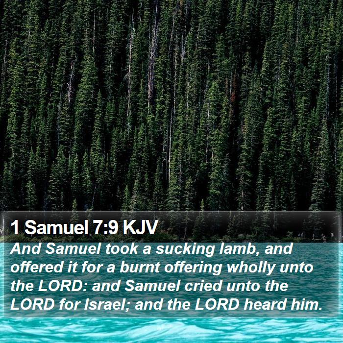 1 Samuel 7:9 KJV Bible Study