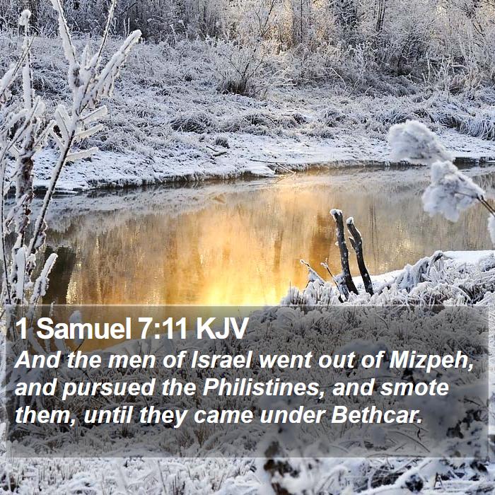 1 Samuel 7:11 KJV Bible Study