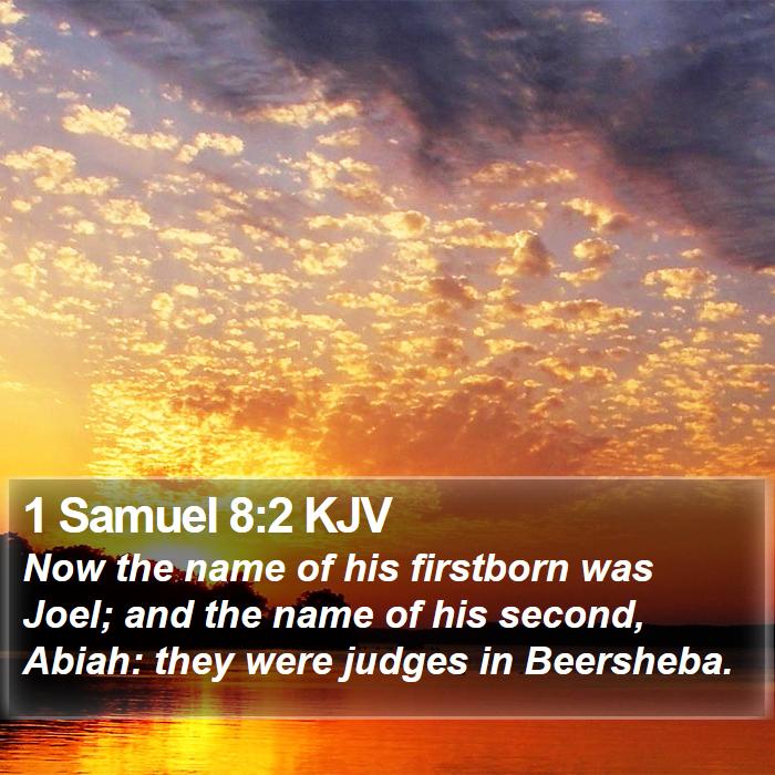 1 Samuel 8:2 KJV Bible Study