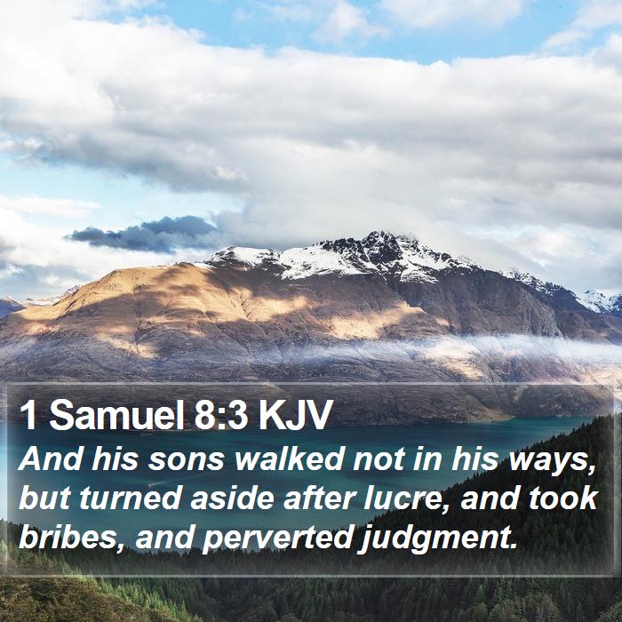 1 Samuel 8:3 KJV Bible Study