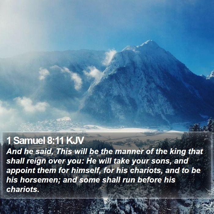 1 Samuel 8:11 KJV Bible Study