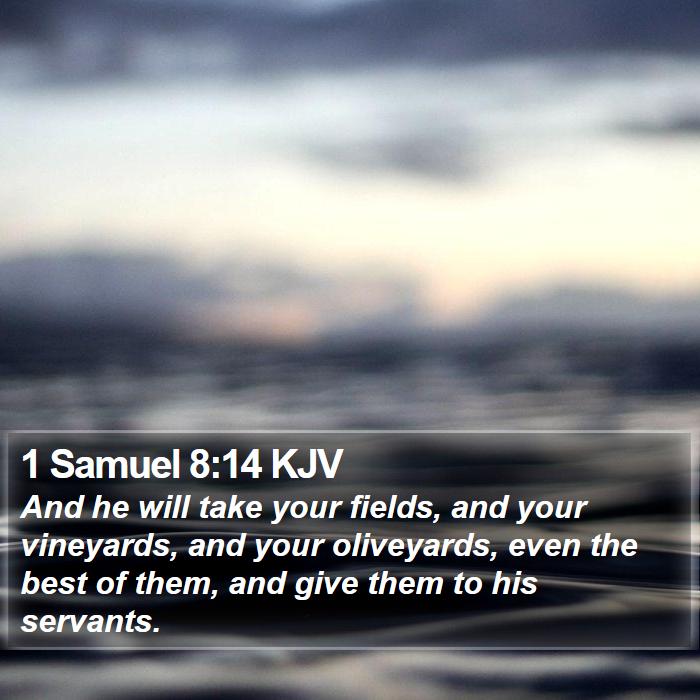 1 Samuel 8:14 KJV Bible Study