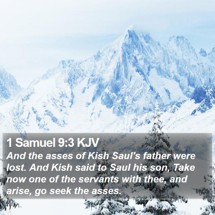 1 Samuel 9:3 KJV Bible Study