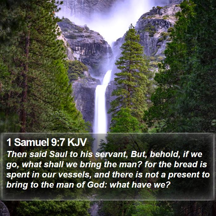 1 Samuel 9:7 KJV Bible Study