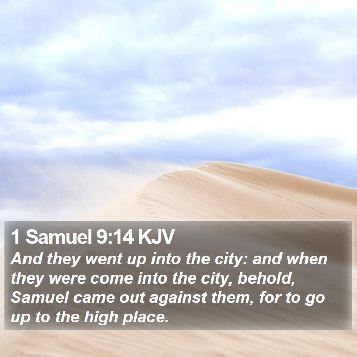 1 Samuel 9:14 KJV Bible Study