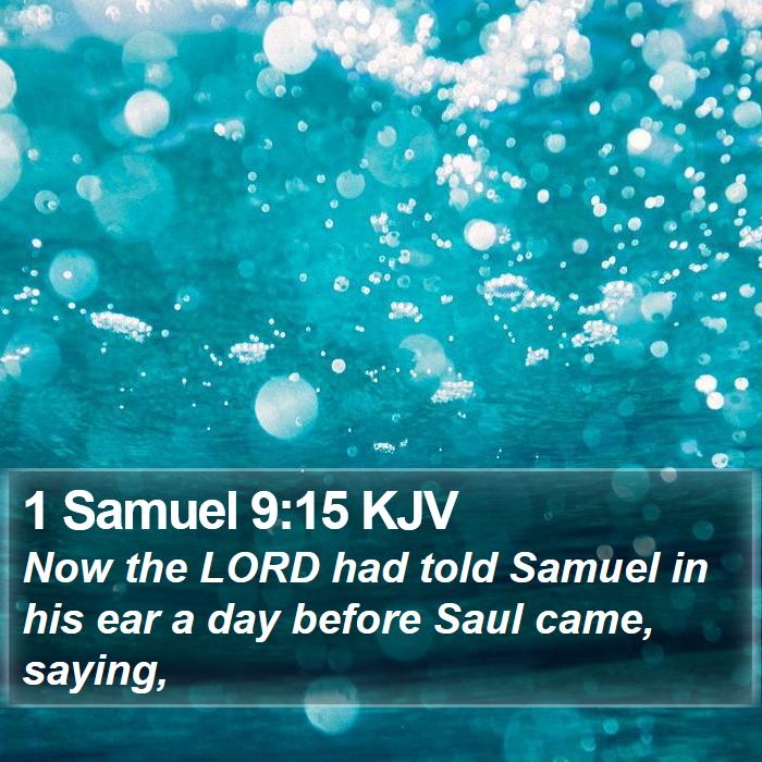 1 Samuel 9:15 KJV Bible Study