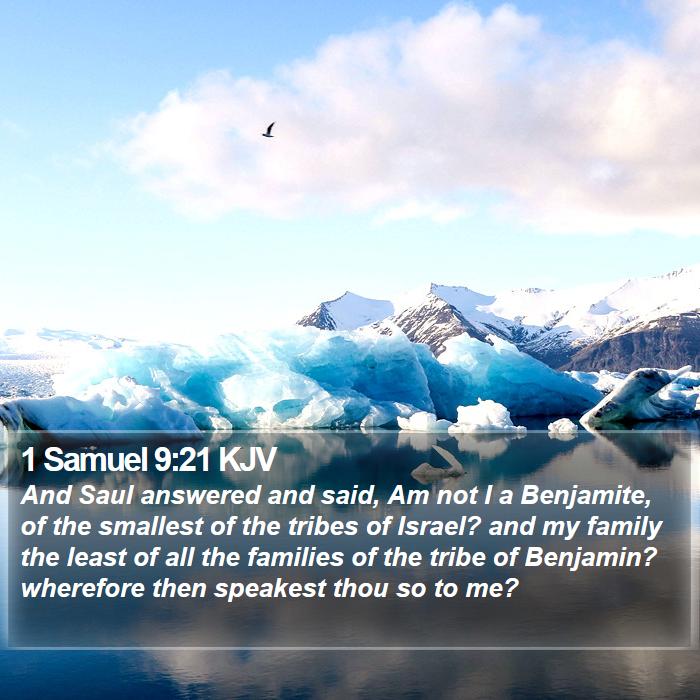 1 Samuel 9:21 KJV Bible Study