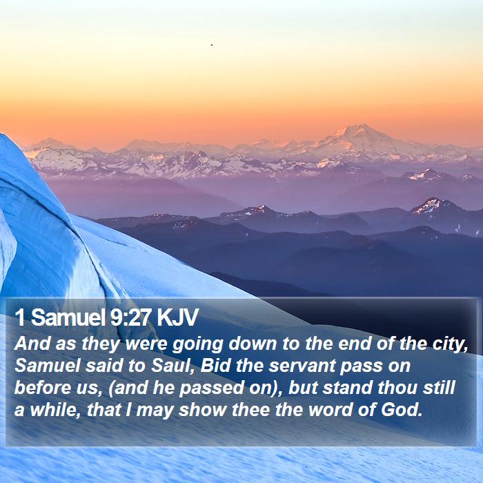 1 Samuel 9:27 KJV Bible Study