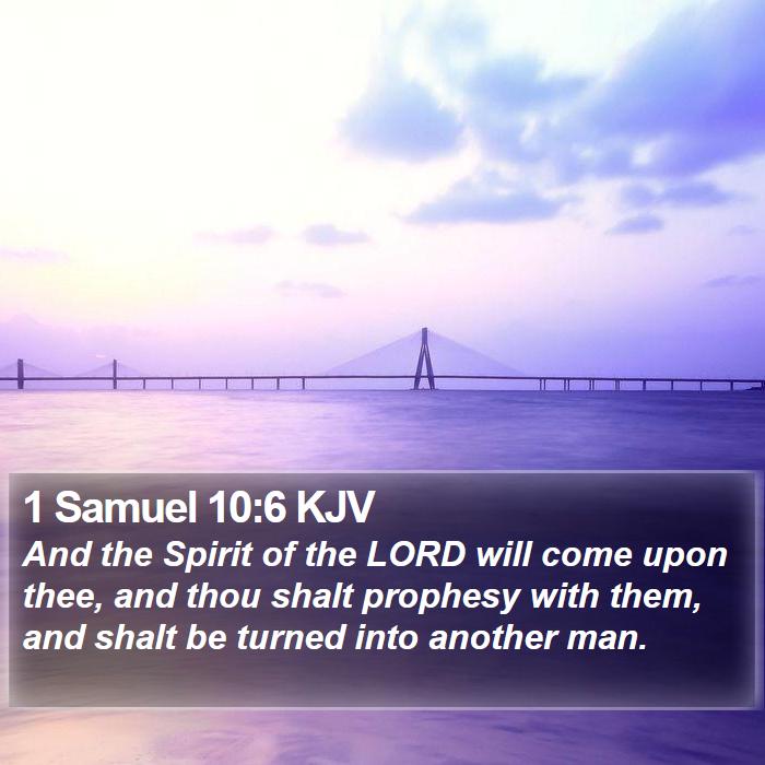 1 Samuel 10:6 KJV Bible Study