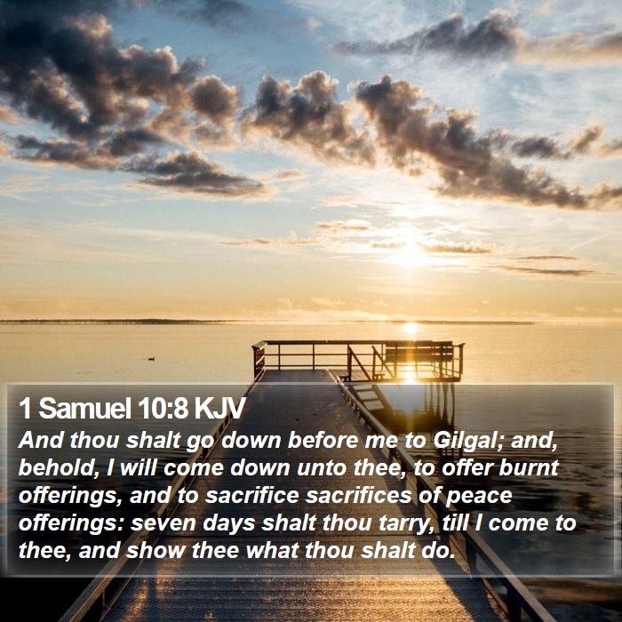 1 Samuel 10:8 KJV Bible Study