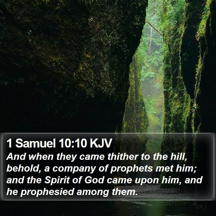 1 Samuel 10:10 KJV Bible Study