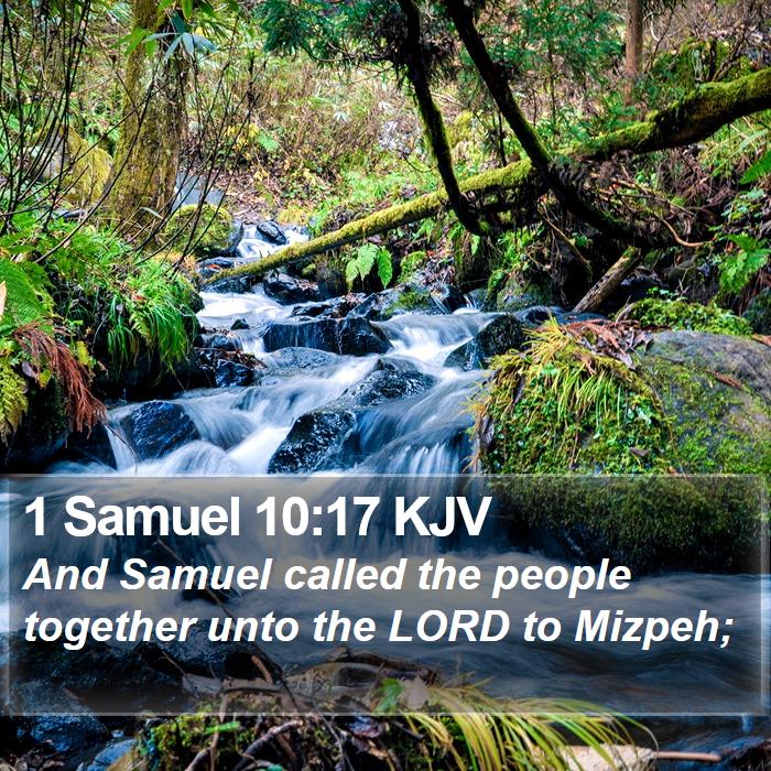 1 Samuel 10:17 KJV Bible Study