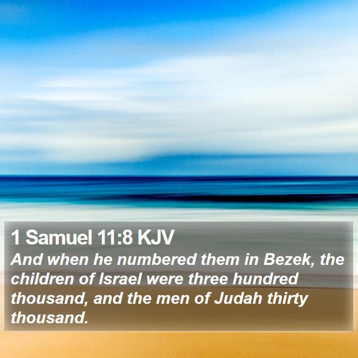 1 Samuel 11:8 KJV Bible Study