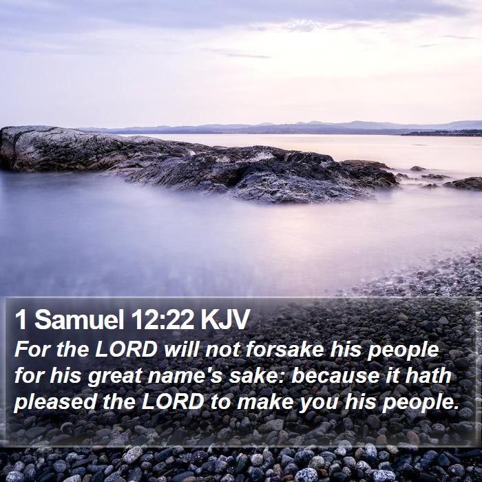 1 Samuel 12:22 KJV Bible Study