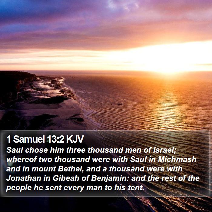 1 Samuel 13:2 KJV Bible Study