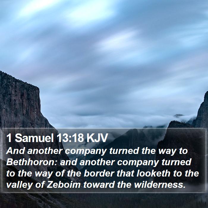 1 Samuel 13:18 KJV Bible Study