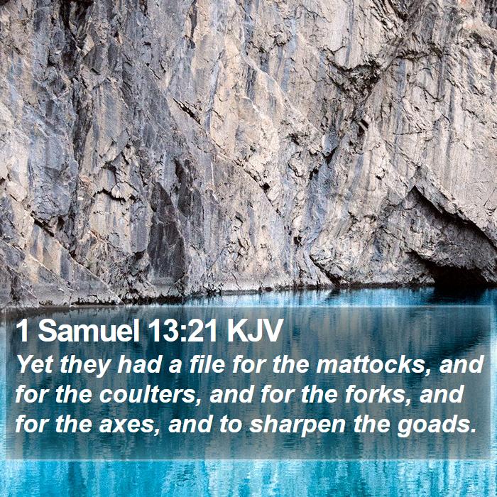 1 Samuel 13:21 KJV Bible Study