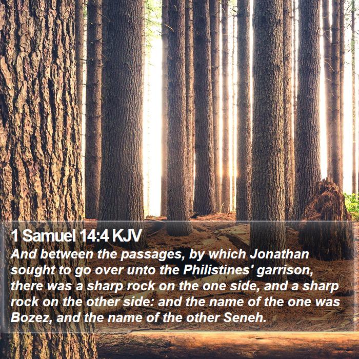 1 Samuel 14:4 KJV Bible Study