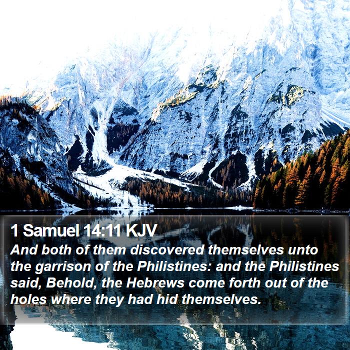 1 Samuel 14:11 KJV Bible Study