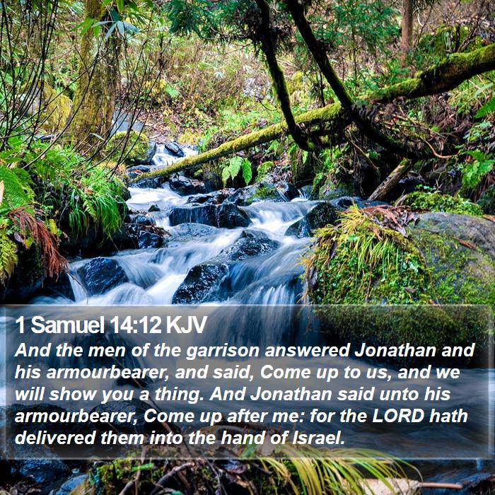 1 Samuel 14:12 KJV Bible Study