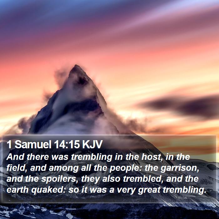 1 Samuel 14:15 KJV Bible Study