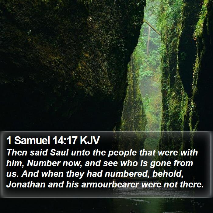 1 Samuel 14:17 KJV Bible Study