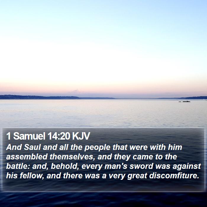 1 Samuel 14:20 KJV Bible Study